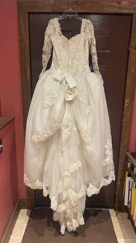 Vintage 1996 tulle wedding