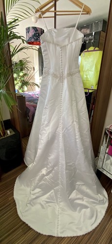 Elegant white embellished - white,