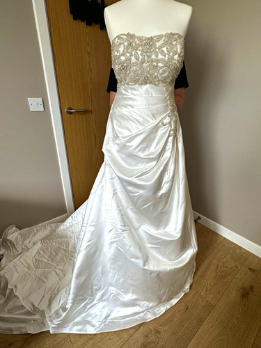 Display jasmine ivory satin - display,